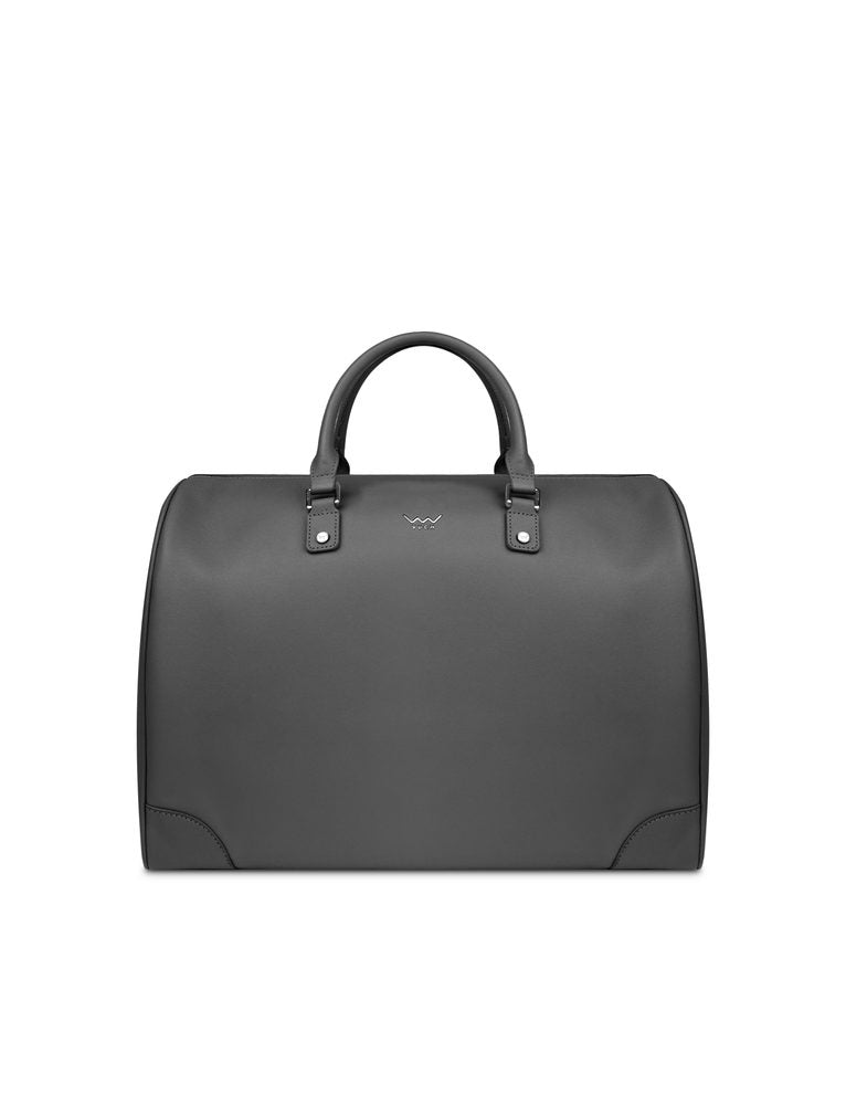 Doryge Grey -Borsa da viaggio elegante con zip, capiente e resistente