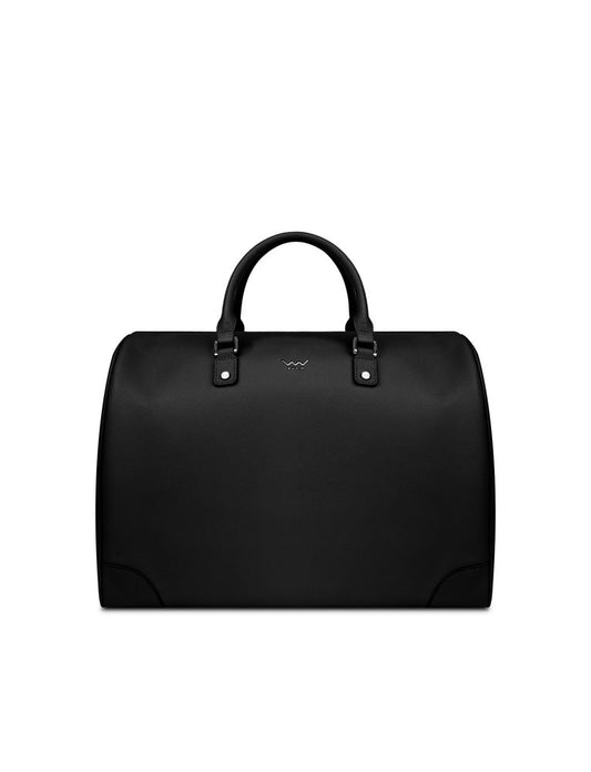 Doryge Black - Elegante borsa da viaggio con chiusura a zip e tracolla regolabile