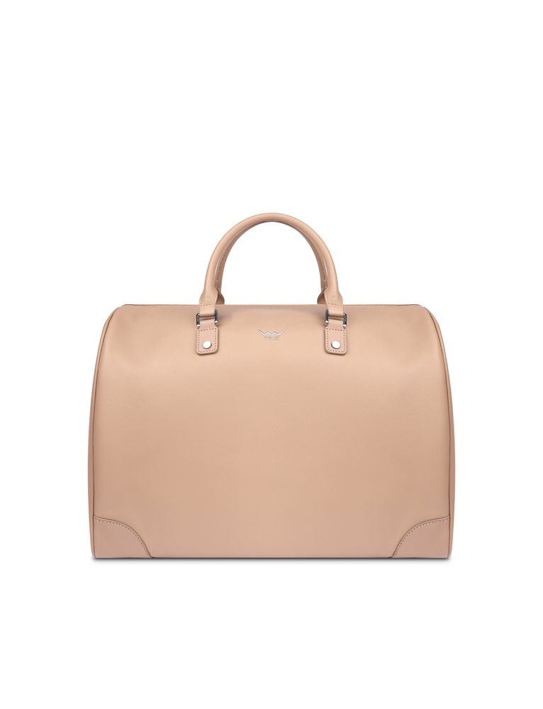 Doryge Beige - Borsa da viaggio elegante con zip, capiente e resistente