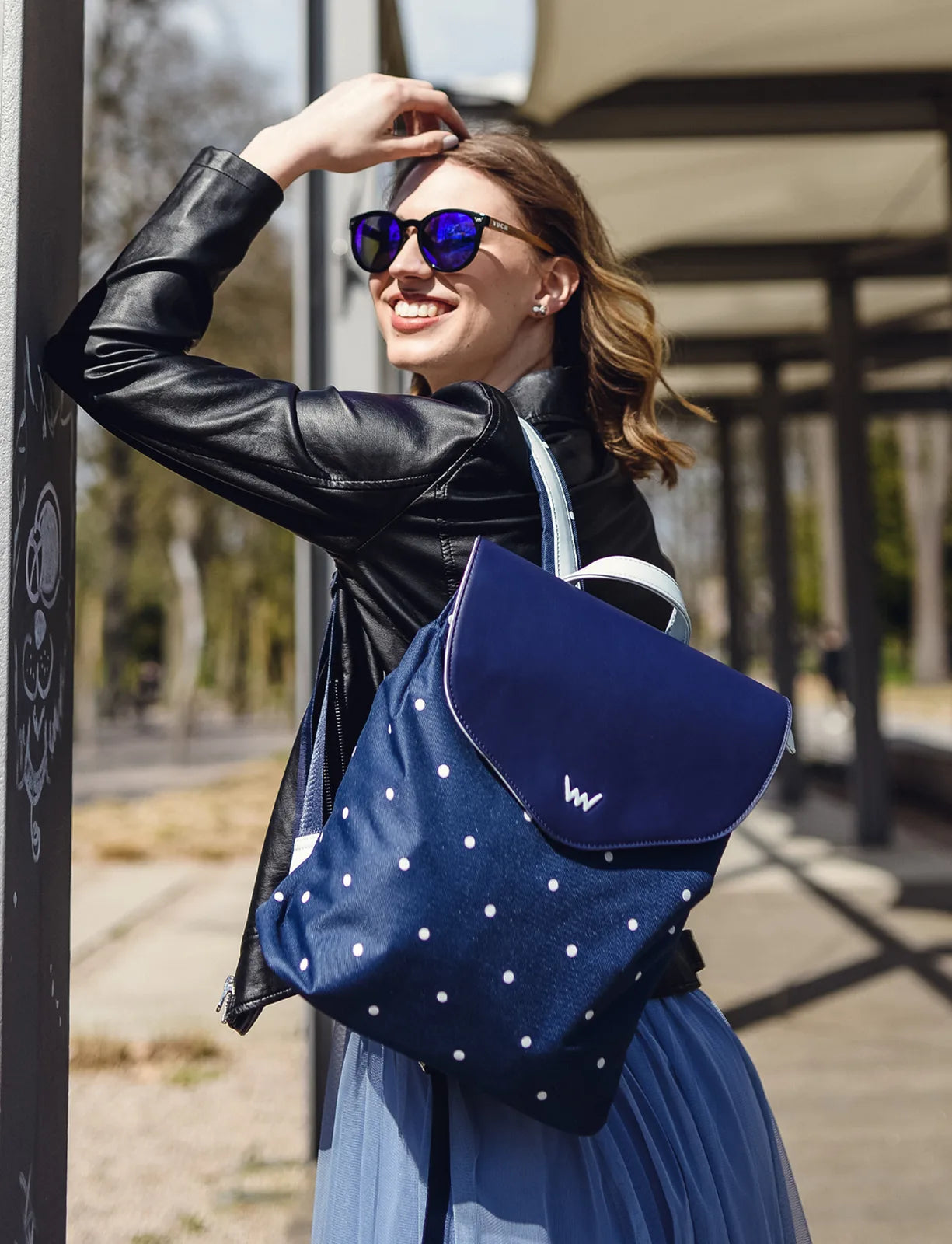 Joanna Dotty Hasling - Zaino urbano spazioso con zip