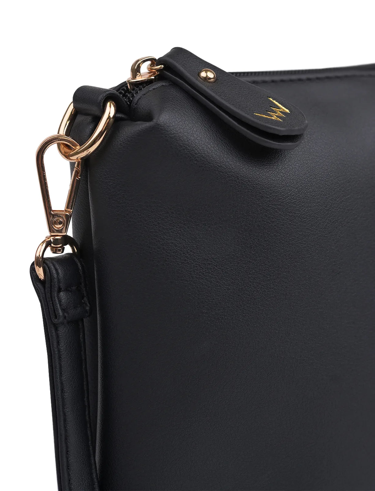 Coalie - Borsa a tracolla con dettagli dorati - Disponibile anche in altri colori