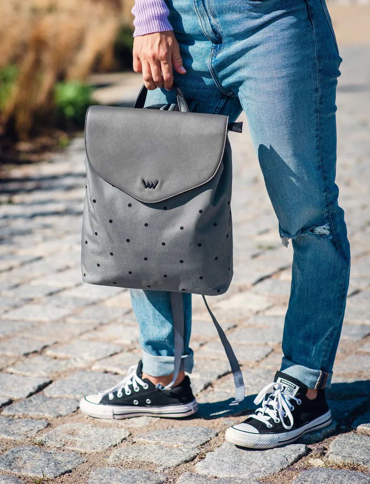 Joanna Dotty Fribon - Zaino urbano spazioso con zip