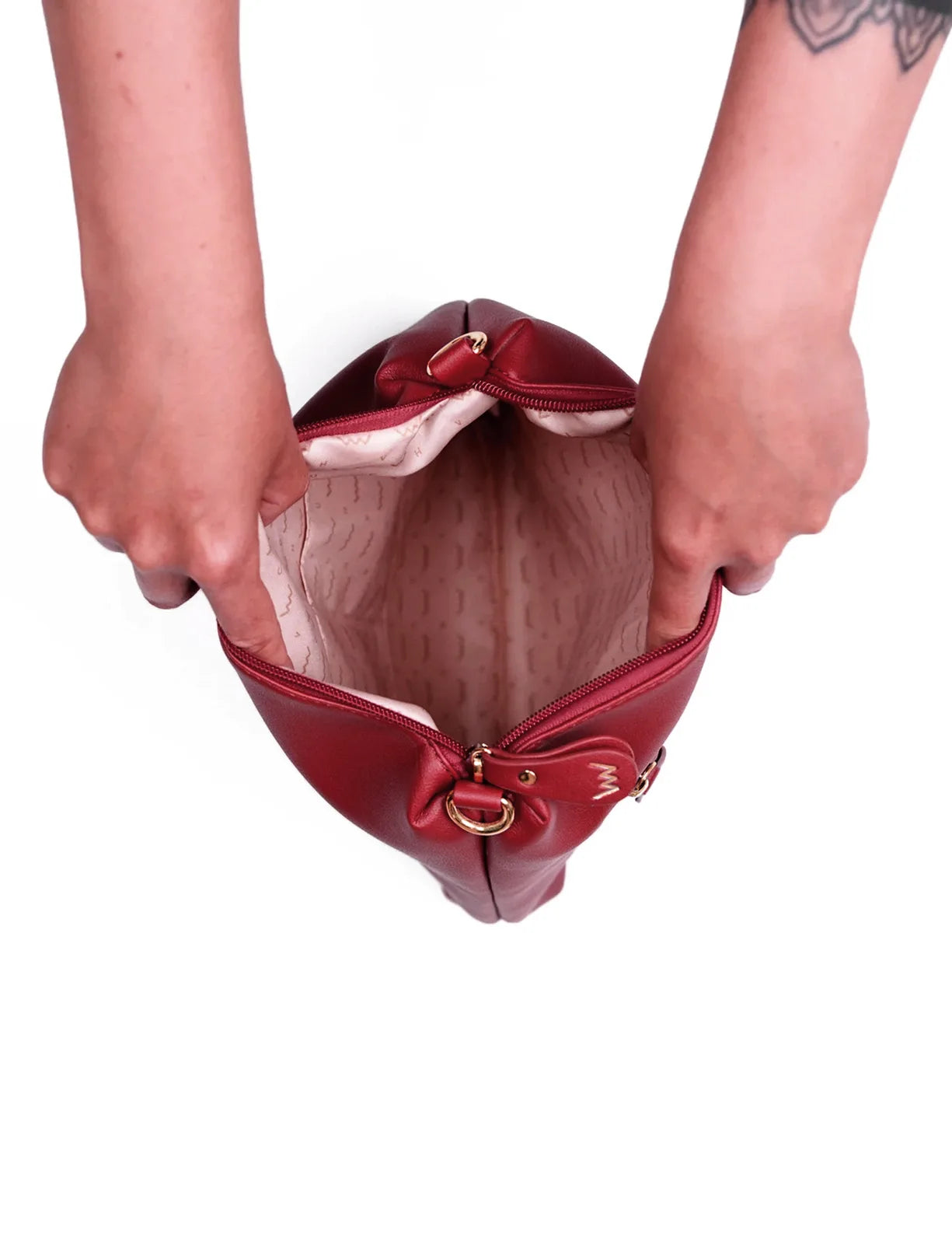 Coalie - Borsa a tracolla con dettagli dorati - Disponibile anche in altri colori