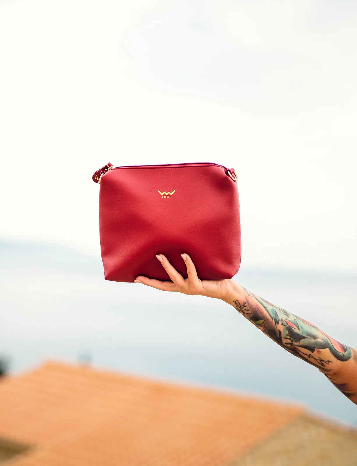 Coalie - Borsa a tracolla con dettagli dorati - Disponibile anche in altri colori