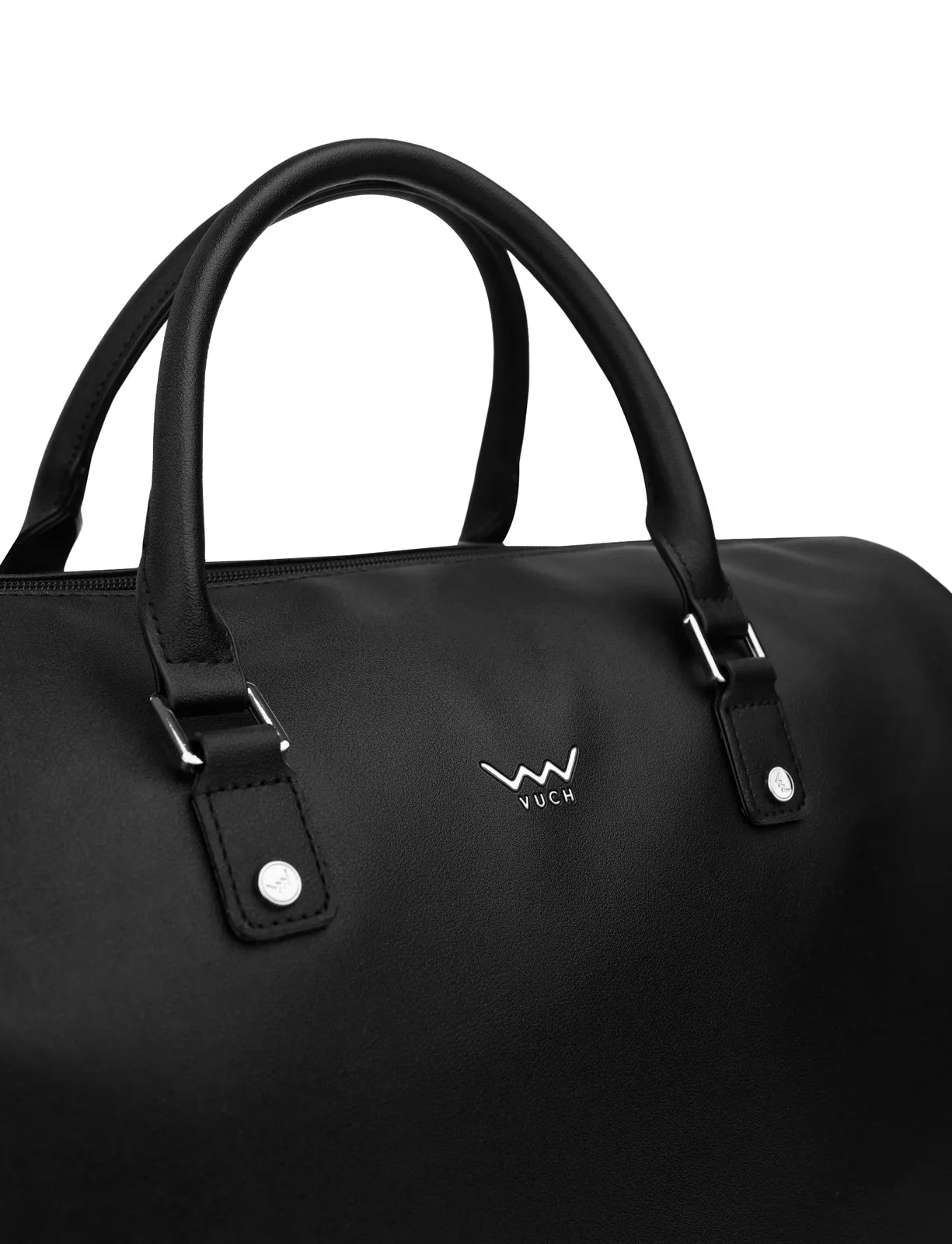 Doryge Black - Elegante borsa da viaggio con chiusura a zip e tracolla regolabile