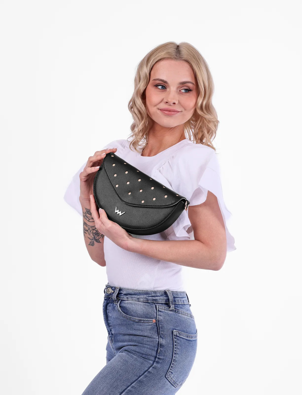 Tricia Dotty  – Borsa a tracolla con pois - Disponibile anche in nero