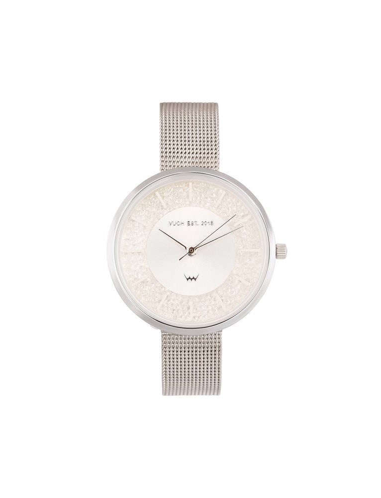 VUCH Sparkly Light Silver