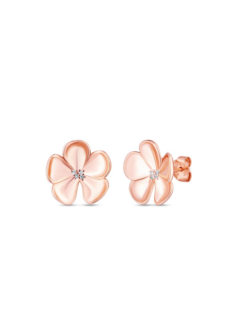 VUCH Náušnice Floret Rose Gold