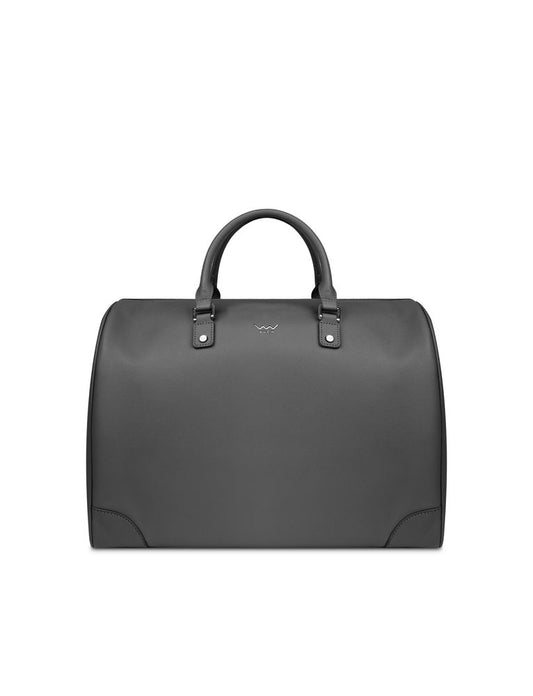 Doryge Grey -Borsa da viaggio elegante con zip, capiente e resistente