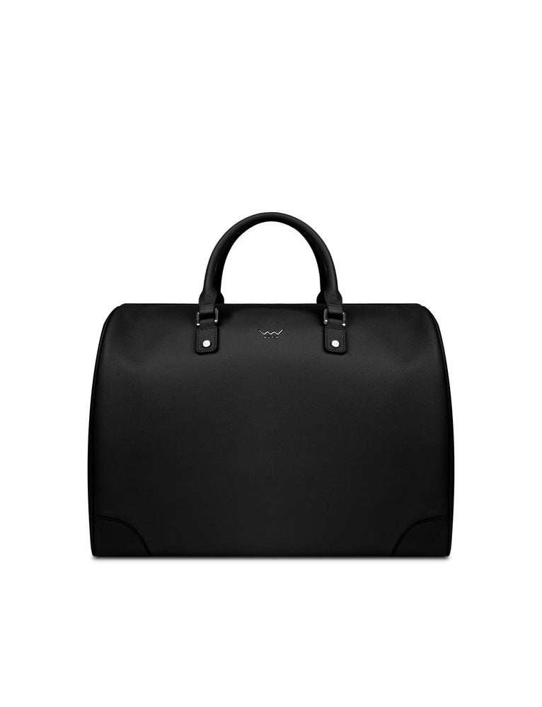 Doryge Black - Elegante borsa da viaggio con chiusura a zip e tracolla regolabile