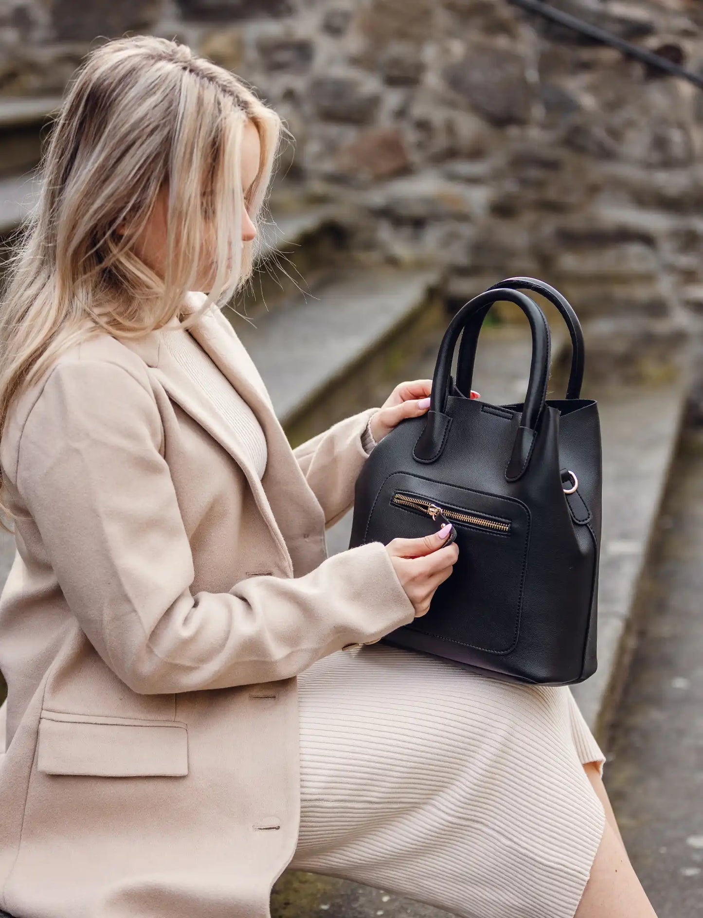 Gabi Graceful - Borsa 2in1 versatile con doppia tracolla