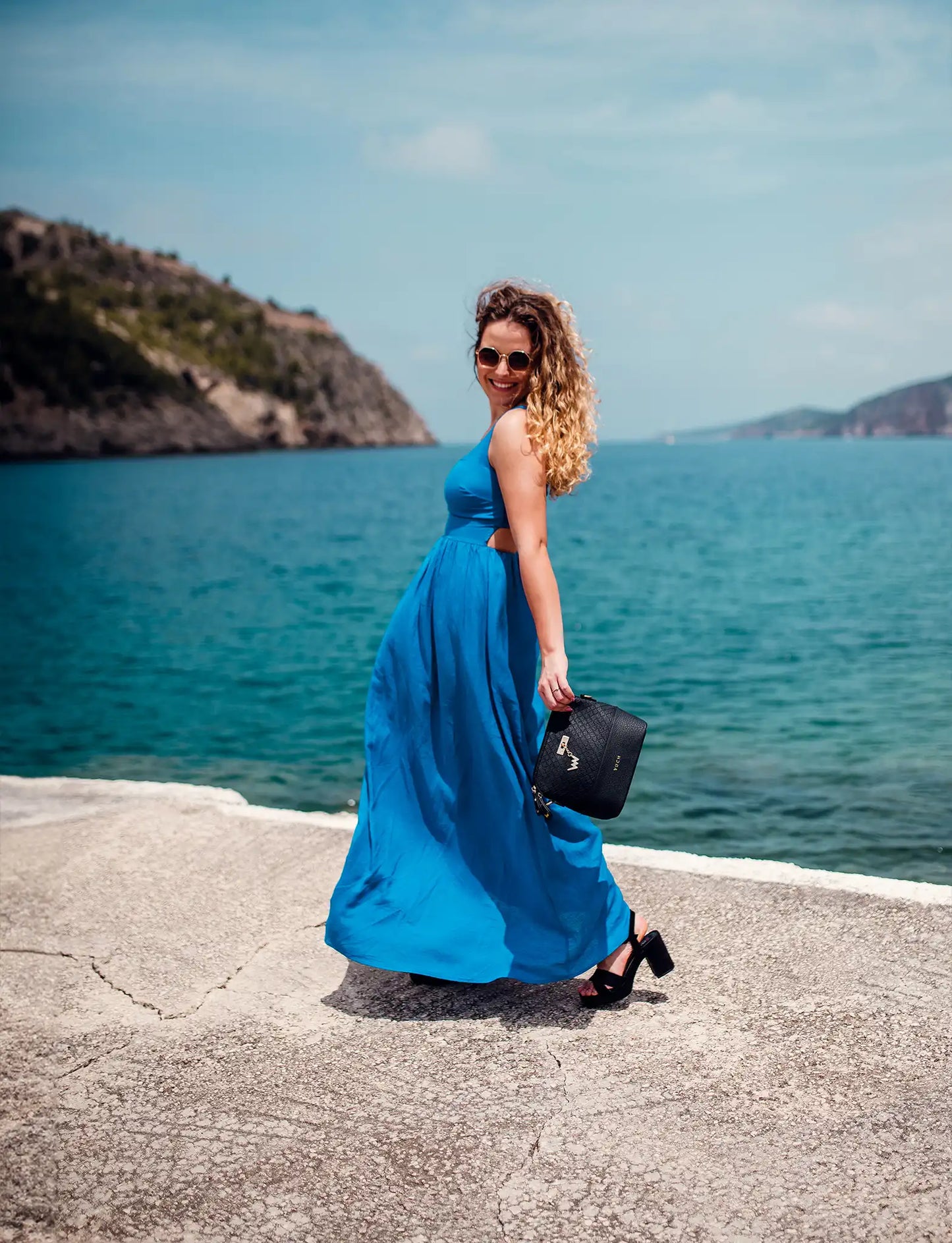 Cara - Borsa a tracolla con logo decorativo